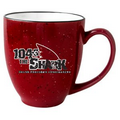 15 oz. Red and White Speckled Bistro Mug